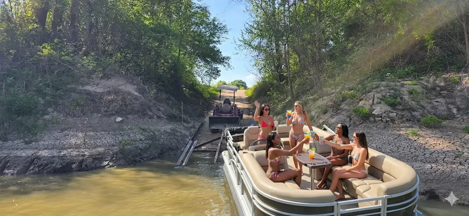 Trinity River boat ramp
