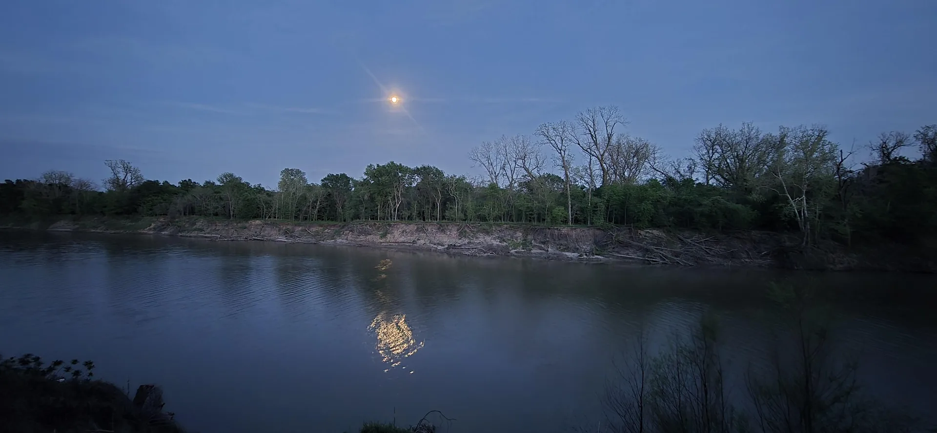 Moonlit river